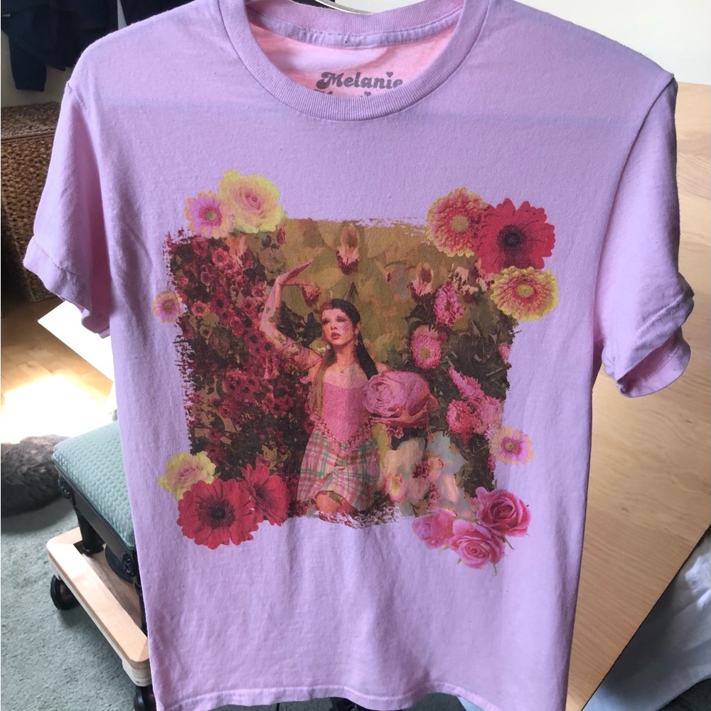 Melanie Martinez Women's Lavender Floral Print Tee